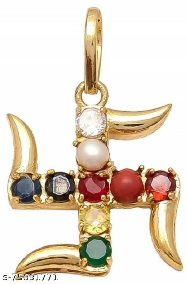 https://d1311wbk6unapo.cloudfront.net/NushopCatalogue/tr:f-webp,w-600,fo-auto/Navratan SWASTIK pendant_1683052603915_f317ctrzj2tzewg.jpg__Feel Good